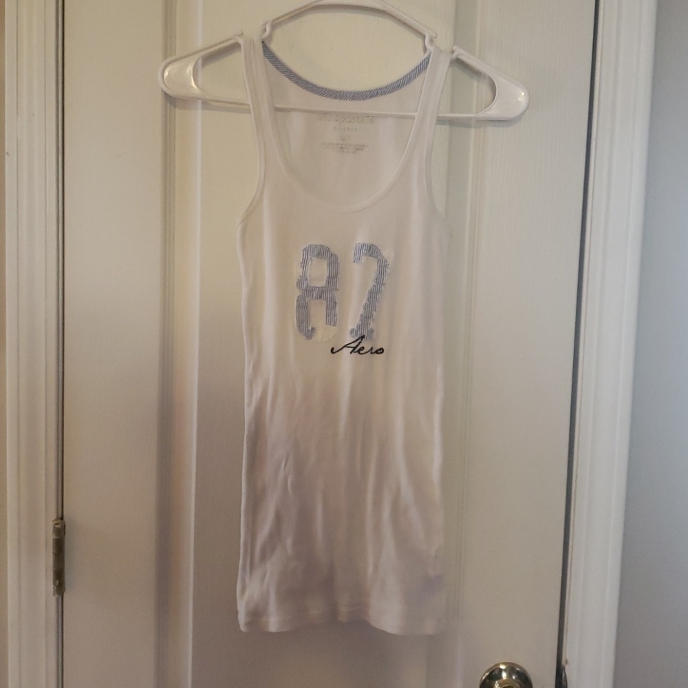 Aeropostale White Tank